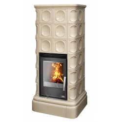 Kachlová kamna ABX Kaledonie s výměníkem, písková